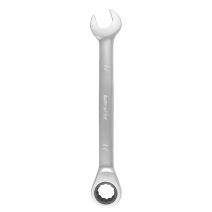 Clé mixte à cliquet 17mm chrome vanadium - INVENTIV